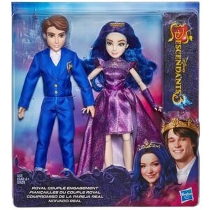 Disney Descendants 3 Royal Couple Engagement, 2-Doll Pack  NEW